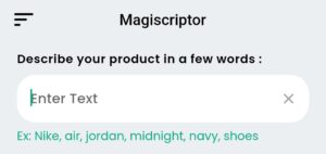 describe product